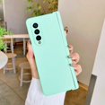 thumbnail image 1 of Case for Samsung Galaxy Z Fold 3 Rugged with Hinge Protection, Heavy Duty Rugged Protective Hard PC Phone Cover, Anti-Fingerprint Shockproof Slim Cover for Samsung Galaxy Z Fold 3, Mint, 1 of 9