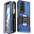 thumbnail image 1 of Case for Samsung Galaxy Z Fold 4 Case Kickstand Holder Built-in Magnetic Car Mount Shockproof Camera Protective Case for Samsung Galaxy Z Fold 4 Phone Case (Blue), 1 of 9
