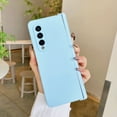 thumbnail image 1 of Case for Samsung Galaxy Z Fold 4 Rugged with Hinge Protection, Heavy Duty Rugged Protective Hard PC Phone Cover, Anti-Fingerprint Shockproof Slim Cover for Samsung Galaxy Z Fold 4, Light Blue, 1 of 9