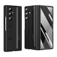 thumbnail image 1 of Case For Samsung Galaxy Z Fold 4 Shockproof Slim Hinge Phone Cover with Stylus & Screen Protector,Standing Bracket Full Coverage Pen Holder Case with Kickstand,Black, 1 of 7