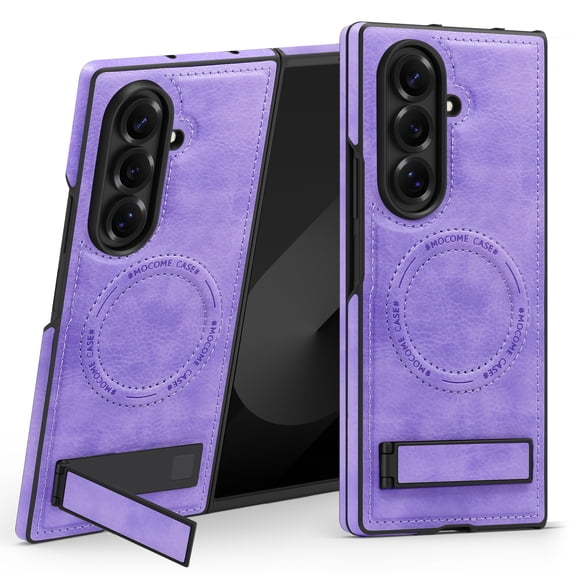 Case for Samsung Galaxy Z Fold 5 with Hidden Kickstand, [Military Grade ...