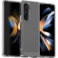 thumbnail image 1 of Case for Samsung Galaxy Z Fold 5 Phone Case Slim Dropproof [Defend from Drop/Scratch/Slip/Fingerprint] Clear Acrylic Hard Back Soft TPU Bumper Hybrid Phone Case for Samsung Z Fold 5-Crystal Clear, 1 of 16