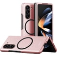 thumbnail image 1 of Case for Samsung Galaxy Z Fold 5 Case Slim Compatible with MagSafe Full Body Hard PC Anti-Scratches Phone Case Silky Thin Shockproof Case Cover for Samsung Galaxy Z Fold 5 Pink QHP, 1 of 7