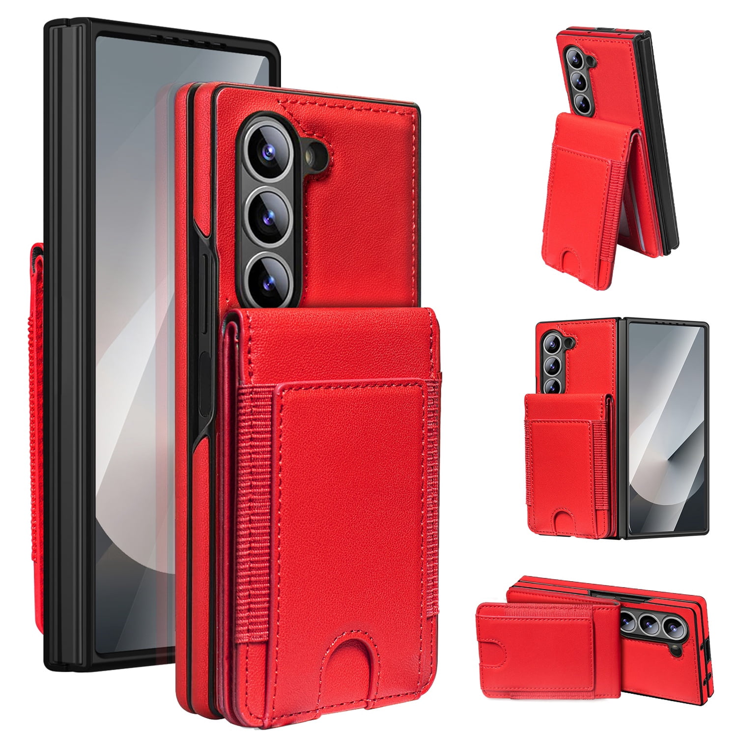 Case for Samsung Galaxy Z Fold 5 with Tempered Glass Screen Protector ...