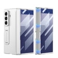 thumbnail image 1 of Case for Samsung Galaxy Z Fold 6 with Hidden Stand, Full Body Case with Built-in Screen Protector, Magnetic Hinge Protection, Shockproof Protective Cover for Samsung Galaxy Z Fold 6, Silver, 1 of 10