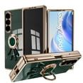 thumbnail image 1 of Case for Samsung Galaxy Z Fold 6, Luxury Astronaut Ring Hoder Stand Plating Ultra Slim Support Magnetic Car Mount Drop Protective Phone Case Cover for Samsung Galaxy Z Fold 6, Darkgreen, 1 of 6