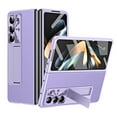 thumbnail image 1 of Case for Samsung Galaxy Z Fold 7, Anti-Scratch Shockproof Plating PC + PU Leather Ultra Slim, with Screen Protector Full Body Protection Case Cover for Samsung Galaxy Z Fold 7, Purple, 1 of 7