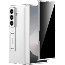 Case for Samsung Galaxy Z Fold 7 with Privacy Screen Protector, [Anti Spy] Built-in Adjustable Kickstand & Magnetic Hinge Protection Full-Body Protective Case for Galaxy Z Fold 7 5G