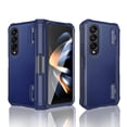 thumbnail image 1 of Case for Samsung Galaxy Z Fold4, Hybrid PU Leather Shockproof S Pen Slot Holder Hinge Protection Folding Cover with Screen Protector Non-Slip Case for Samsung Galaxy Z Fold4,Blue, 1 of 1