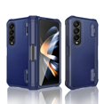 thumbnail image 1 of Case for Samsung Galaxy Z Fold4, Hybrid PU Leather Shockproof S Pen Slot Holder Hinge Protection Folding Cover with Screen Protector Non-Slip Case for Samsung Galaxy Z Fold4,Blue, 1 of 1