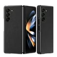 thumbnail image 1 of Case for Samsung Galaxy Z Fold5, Lychee Pattern Classic PU Leather + TPU Military Grade Shockproof Cover, Camera Lens Protection All-Inclusive Foldable Case for Samsung Galaxy Z Fold5, Black, 1 of 8