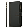 thumbnail image 1 of Case for Samsung Note 10 Plus Classic Leather Phone Case with Detachable Wrist Strap Zipper Pocket Card Holder Kickstand Support Wireless Charging Shockproof Cover, 1 of 6