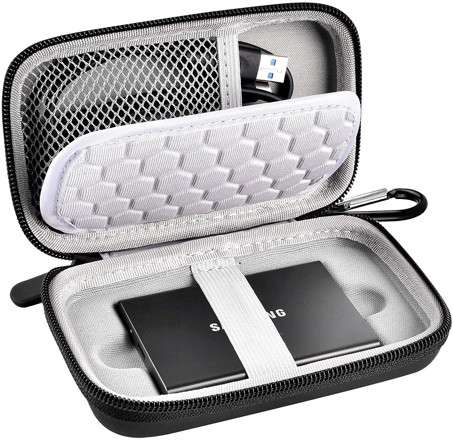 ProCase Étui pour Samsung T7/ T7 Touch Portable SSD, 2 Attaches