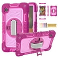 thumbnail image 1 of Case for Samsung Tab A7 10.4" (2020) ,Heavy Duty Rugged Shockproof Anti-fall Protective Case Cover with Rotating Kickstand, Carrying Shoulder Strap, Handle Hand Strap,D, 1 of 9