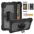 thumbnail image 1 of Case for Samsung Tab A7 10.4" (2020) ,Heavy Duty Rugged Shockproof Anti-fall Protective Case Cover with Rotating Kickstand, Carrying Shoulder Strap, Handle Hand Strap,E, 1 of 9