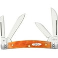 thumbnail image 1 of Case Small Congress Pocket Knife 1.86" Spear, Sheepsfoot, Pen and Coping Tru-Sharp Mirror Polished Blade Jigged Bone Handle Cayenne, 1 of 2