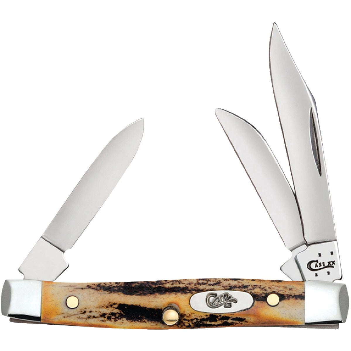 Case Small Genuine Stag Stockman Pocket Knife — Residential Use, Standard Application