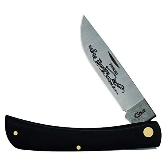 Case Sod Buster Pocket Knives, Jet-Black, Medium