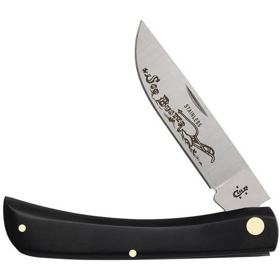 Case Sod Buster Pocket Knives, Jet-Black, Medium