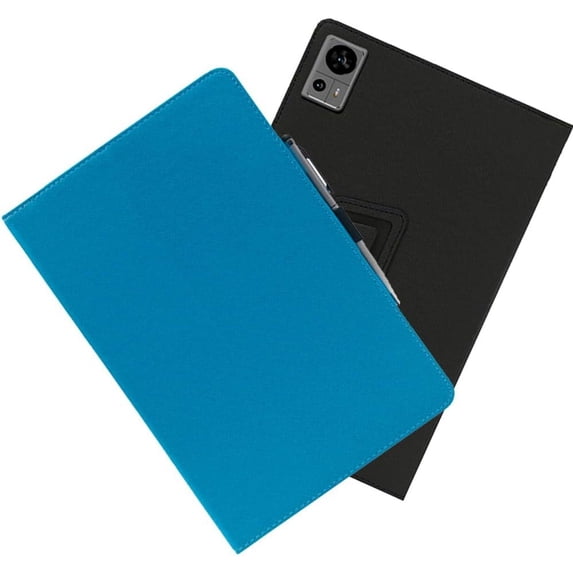 Case for TECLAST T60 Tablet 12 Inch,Folio Stand Smart Auto Wake/Sleep PU Leather Protective Case for Protectective Smart Cover with Hand Strap Kickstand for Android 14 TECLAST T60 - BlackBlue