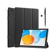 Case for Teclast M40 / M40 Pro / P20S / P20HD, Tri fold Slim Lightweight Hard Shell Smart Protective Cover with Multi-Angle Stand, Universal Stylus Pen
