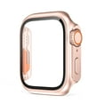 thumbnail image 1 of Case with Tempered Glass Screen Protector for Apple Watch Series 6/5/4/SE 40mm, Ultra-Thin Scratch Resistant Full Protective Hard PC Bumper Cover for iWatch 40mm Accessories,Rosegold, 1 of 6