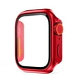thumbnail image 1 of Case with Tempered Glass Screen Protector for Apple Watch Series 9/8/7 41mm, Ultra-Thin Scratch Resistant Full Protective Hard PC Bumper Cover for iWatch 41mm Accessories,Red, 1 of 6
