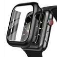 thumbnail image 1 of Case + Tempered Glass Screen Protector For Apple Watch Series 4 (44mm) - SuperGuardZ TPU Shockproof Protective Guard Shield Cover Armor [Black], 1 of 8