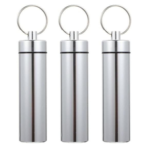 Case Toothpick Swab Box Holder Container Portable Metal Travel Storage Small Keychain Medicine Mini Dispenser Pocket