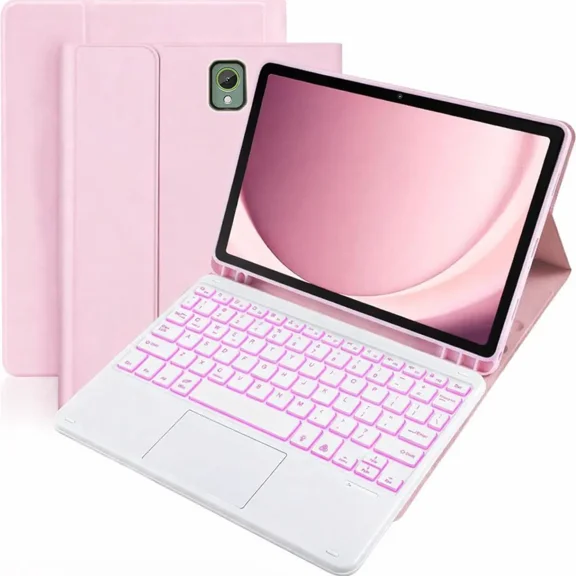 Case with Trackpad Keyboard for Samsung Galaxy Tab Galaxy Tab Active5 Pro / Active4 Pro / Active Pro 10.1" with Smart Touchpad 7 Color Backlit Removable Keyboard Magnetic Case Cover