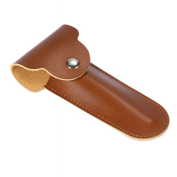 Case Travel Holder Manual Double Edge Razors Container PU Leather Bag