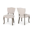 thumbnail image 1 of Case Tufted Dining Chair with Cabriole Legs (Set of 2), 1 of 4