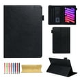 thumbnail image 1 of Case for Universal 7 Inch Android Tablet/Galaxy Tab A 7-Inch SM-T280 /Galaxy Tab 4 7" T230 /Onn 7 Inch, PU Leather Folio Multi-Angle Viewing Stand Card Slots Case with Elastic Band Case Cover, Black, 1 of 5