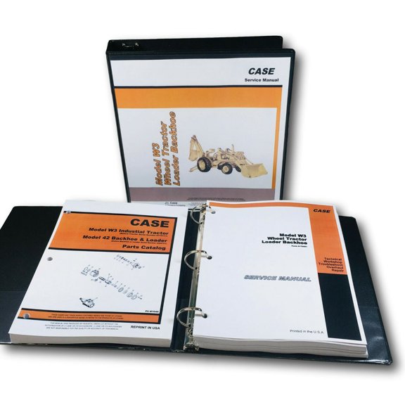 Case W3 420B Wheel Tractor Loader Backhoe Service Repair Manual Parts Catalog