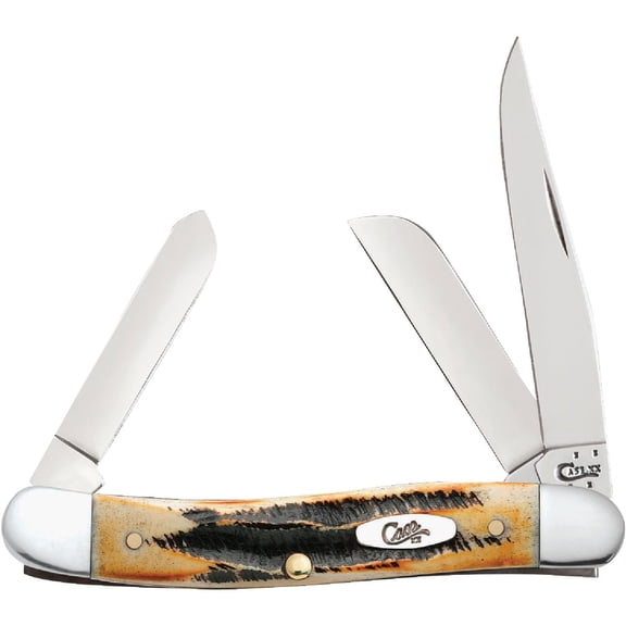 Case WR XX Pocket Knife 6.5 Bonestag Medium Stockman Item #3578 - (6.5318 SS) - Length Closed: 3 5/8 Inches