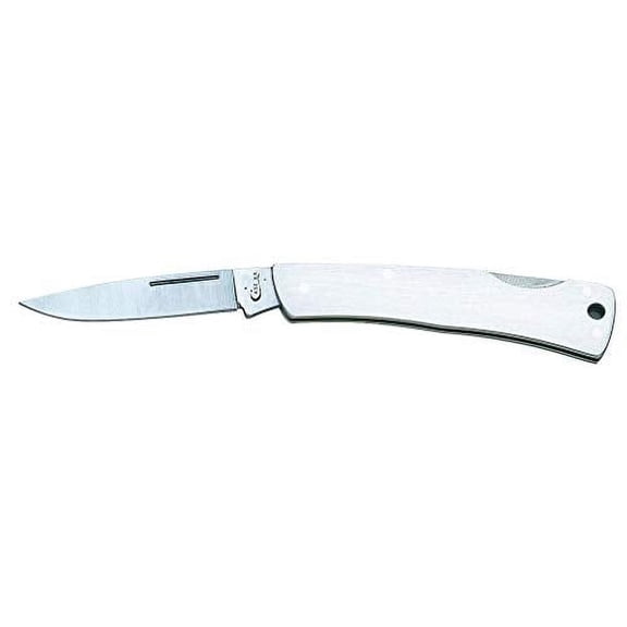 Case WR XX Pocket Knife Brushed Stainless Executive Lockback Item #004 - (M1059L SS) - Length Closed: 3 1/8 Inches