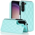 thumbnail image 1 of Case Wallet for Samsung Galaxy S24 Plus with RFID Blocking Card Holder, PU Leather Fashion Back Flip Case with Kickstand Magnetic Buttons Shockproof Cover for Samsung Galaxy S24 Plus, Mint, 1 of 8