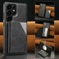 thumbnail image 1 of Case Wallet for Samsung Galaxy S25 Ultra Wallet Case,2 in 1 Magnetic Detachable Leather Back Flip Case with Card Holders RFID Blocking, Wireless Charging Supported, Kickstand Phone Cover,Black, 1 of 8