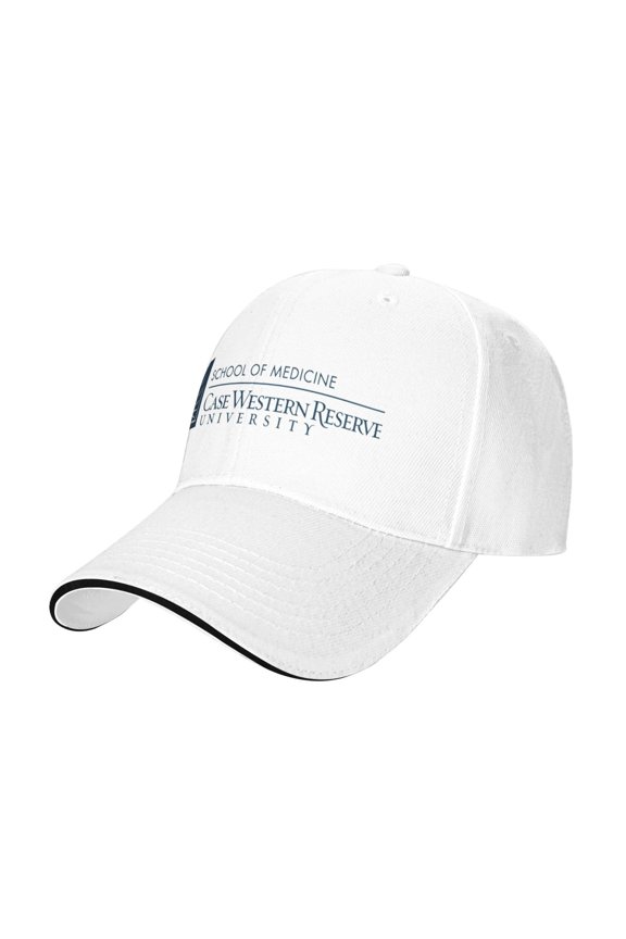 Case Western Reserve University Casual Sandwich Baseball Cap Adjustable For Men For Women