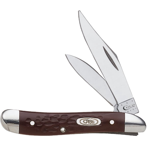 Case Working Peanut Brown Stainless Steel 2.88 in. Pocket Knife