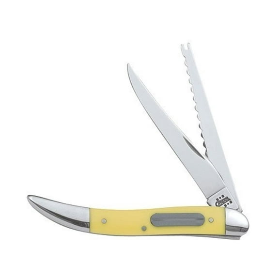 Case Yellow Synthetic SS - Smooth Fishing Knife (320094F SS)