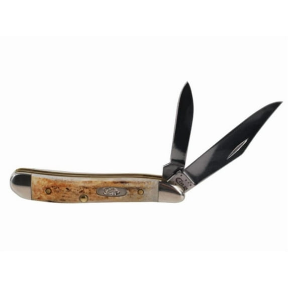 Case XX Knives Genuine Sambar Stag Peanut Pocket Knife