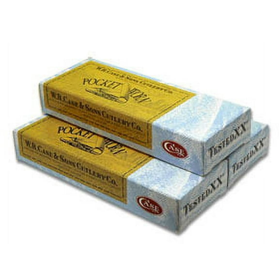 Case XX Knives 3 Blue Jeans Light Blue Standard Pocket Worn Boxes for Pocket Knife