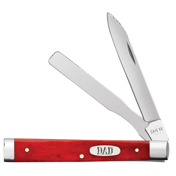 Case XX Knives Baby Doc DAD Dark Red Bone Stainless Pocket Knife