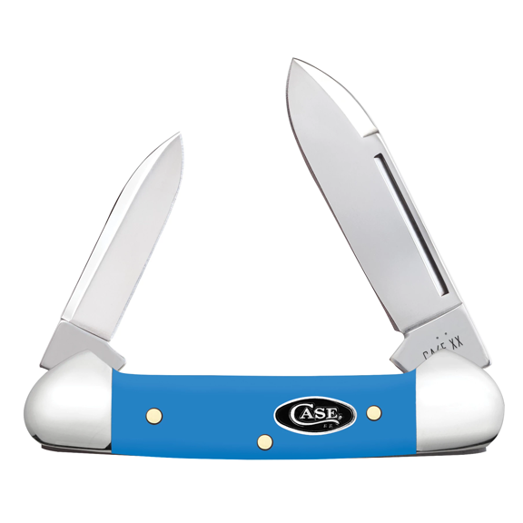 Case XX Knives Butterbean Light Blue Synthetic Stainless Pocket Knife