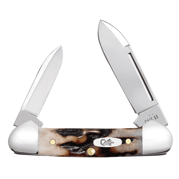 Case XX Knives Butterbean Red Stag 9574 Stainless Pocket Knife