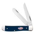 thumbnail image 1 of Case XX Knives Mini Trapper USA Navy Blue Synthetic Stainless Pocket Knife, 1 of 5