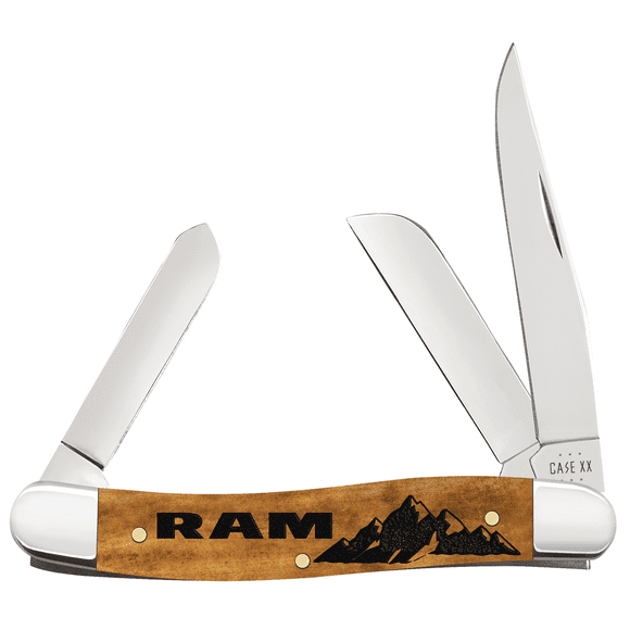 Case XX Knives Dodge RAM Medium Stockman Antique Bone Stainless Steel Pocket Knife