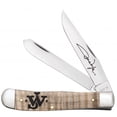 thumbnail image 1 of Case XX Knives John Wayne Smooth Curly Maple Wood Trapper Stainless Pocket Knife, 1 of 2