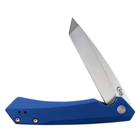 Case XX Knives Kinzua Frame Lock Blue Aluminum S35VN Stainless Pocket Knife